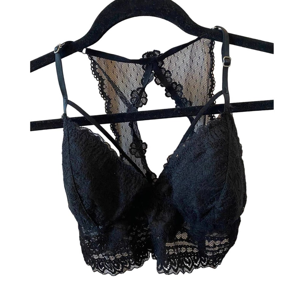 PRIMARK Black Lace Bralette Small NWT